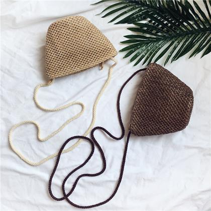 Grass Woven Mini Seashell Bag 2019 Fashion Small..
