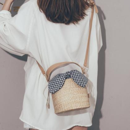 Straw Holiday Beach Bag Women 2019 Messenger Bag..