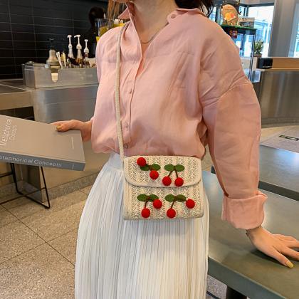 Small Bag Women Bag 2019 Cute Straw Small Square..