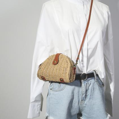 2018 Women Bag Shoulder Bag Straw Bag Small Bag..